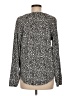 Boden Animal Print Silver Long Sleeve Blouse Size 8 - photo 2