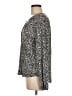 Boden Animal Print Silver Long Sleeve Blouse Size 8 - photo 5