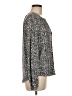 Boden Animal Print Silver Long Sleeve Blouse Size 8 - photo 4