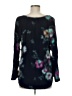 Faded Glory 100% Rayon Black Long Sleeve Blouse Size Med 8/10 - photo 2