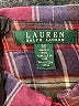 Lauren by Ralph Lauren Plaid Burgundy Long Sleeve Button-Down Shirt Size M - photo 7
