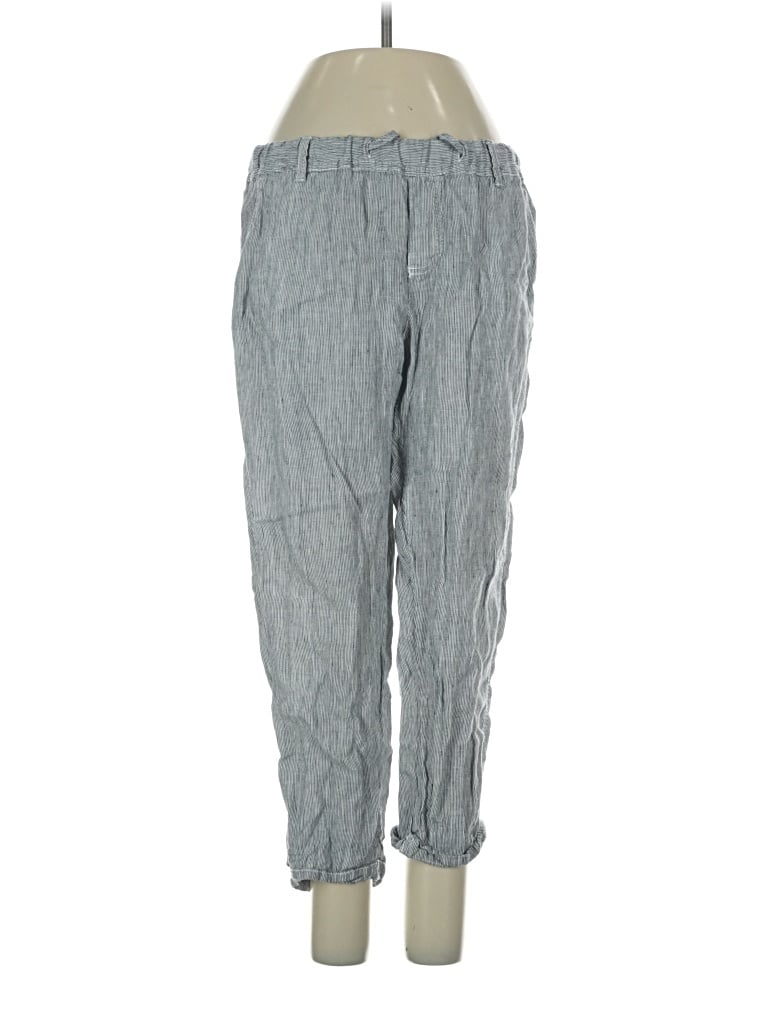 Pre-owned Caslon Linen Pants In Gray
