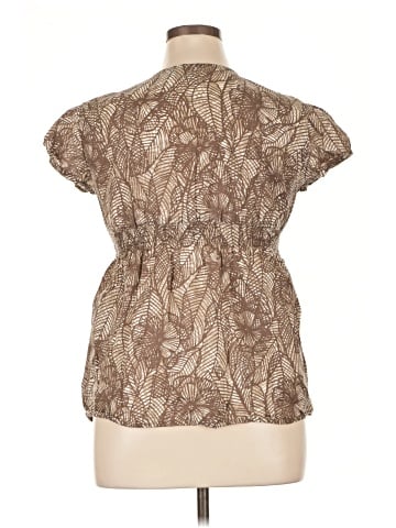 SONOMA life + style Short Sleeve Blouse (view 2)