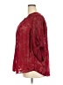 Torrid 100% Polyester Burgundy 3/4 Sleeve Blouse Size 3X Plus (3) - photo 5