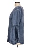 Spense 100% Viscose Blue Long Sleeve Blouse Size L - photo 5