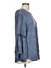 Spense 100% Viscose Blue Long Sleeve Blouse Size L - photo 4