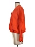Diane von Furstenberg 100% Silk Orange Blouse Size 4 - photo 5