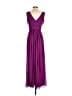 Dessy Collection 100% Polyester Purple Cocktail Dress Size 6 (estimated) - photo 2