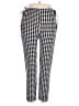 Assorted Brands Houndstooth Black Casual Pants Size XL - photo 1