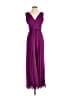 Dessy Collection 100% Polyester Purple Cocktail Dress Size 6 (estimated) - photo 1
