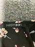 Papermoon 100% Polyester Black 3/4 Sleeve Blouse Size L - photo 7