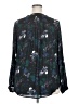 Torrid Floral Blue 3/4 Sleeve Blouse Size 2X Plus (2) - photo 2
