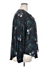 Torrid Floral Blue 3/4 Sleeve Blouse Size 2X Plus (2) - photo 4