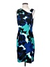 Jennifer Lopez Graphic Blue Cocktail Dress Size S - photo 1
