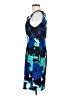 Jennifer Lopez Graphic Blue Cocktail Dress Size S - photo 5