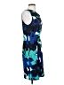 Jennifer Lopez Graphic Blue Cocktail Dress Size S - photo 4