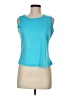 White Stag 100% Polyester Teal Sleeveless T-Shirt Size 8 - 10 - photo 1