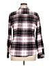 Cato Plaid Pink Long Sleeve Button-Down Shirt Size XL - photo 2