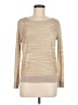 Ann Taylor LOFT 100% Acrylic Metallic Tan Pullover Sweater Size M - photo 1