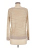 Ann Taylor LOFT 100% Acrylic Metallic Tan Pullover Sweater Size M - photo 2