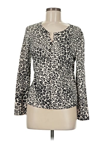 Jones New York Signature Silk Cardigan (view 1)