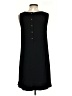 J.Crew 100% Wool Solid Black Casual Dress Size S - photo 2