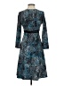 BCBGMAXAZRIA Paisley Blue Cocktail Dress Size S - photo 2