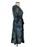BCBGMAXAZRIA Paisley Blue Cocktail Dress Size S - photo 4