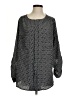 Pure Energy 100% Polyester Black Long Sleeve Blouse Size 1X - photo 1