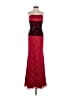 Unbranded 100% Polyester Red Cocktail Dress Size XS - photo 1