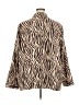 Liz & Me Animal Print Brown Blazer Size 3X - photo 2