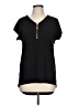 Unbranded Black Short Sleeve Top Size L (estimated) - photo 1