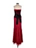 Unbranded 100% Polyester Red Cocktail Dress Size XS - photo 2