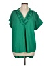 Unbranded Green Short Sleeve Blouse Size L - photo 1