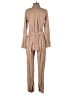 C'est Toi 100% Tencel Solid Tan Jumpsuit Size S - photo 2