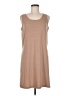 Unbranded Solid Tan Casual Dress Size M - photo 1