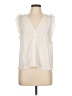 Steve Madden Ivory Sleeveless Blouse Size L - photo 1