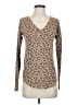 Abercrombie & Fitch Animal Print Tan Pullover Sweater Size XS - photo 1