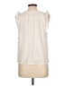 Steve Madden Ivory Sleeveless Blouse Size L - photo 2