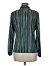 Nikki Stripes Green Long Sleeve Blouse Size M (estimated) - photo 2