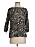 Soft Surroundings Paisley Black 3/4 Sleeve Blouse Size XS - photo 1