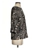 Soft Surroundings Paisley Black 3/4 Sleeve Blouse Size XS - photo 4