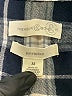 Treasure & Bond Plaid Gray Long Sleeve Button-Down Shirt Size M - photo 7