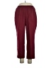 Blair 100% Polyester Solid Burgundy Casual Pants Size 16w - photo 1