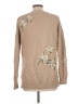 Unbranded Floral Tan Pullover Sweater Size L (estimated) - photo 2