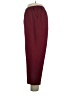 Blair 100% Polyester Solid Burgundy Casual Pants Size 16w - photo 5
