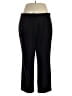 Briggs New York Solid Black Dress Pants Size 16W - photo 1