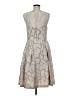 Kay Unger Metallic Silver Cocktail Dress Size 6 - photo 2