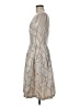Kay Unger Metallic Silver Cocktail Dress Size 6 - photo 5