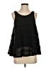 Deletta Damask Black Sleeveless Blouse Size XS - photo 1